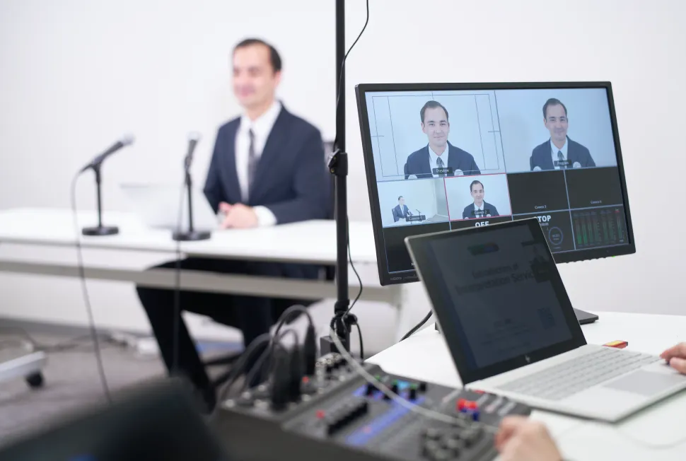 オンライン配信スタジオ画像